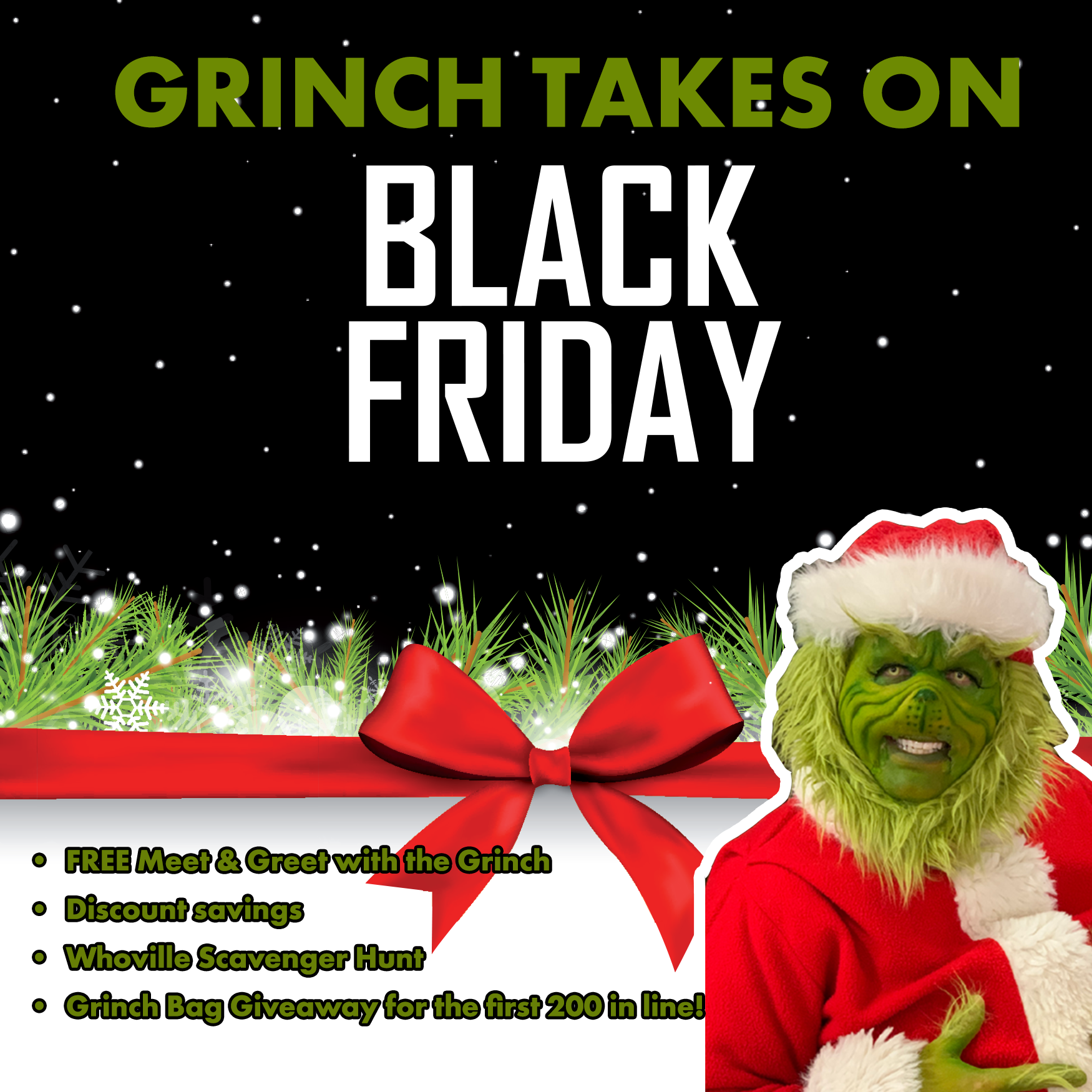 The Grinch Takes on Black Friday!